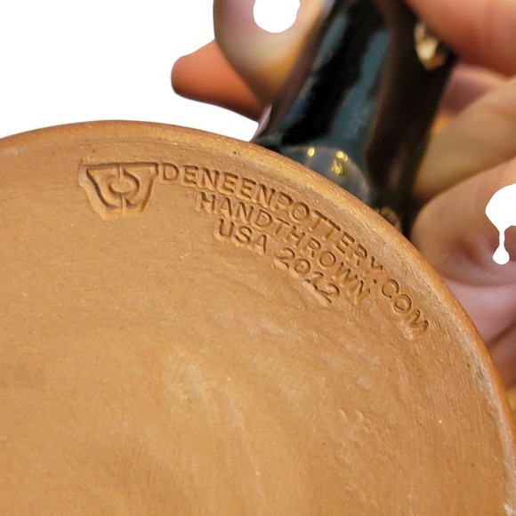 Deneen Pottery Mug Monk's Bread by Trappist Monks Abbey of the Genesee 2012 Hand - Picture 5 of 5